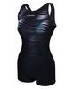 Nigseuwon Women'S Half-Body Indoor Swimsuit Nsw-4983Bk