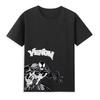 2026 Venom Marvel Peripherals Printed Children's T-Shirt Round-neck Pure Cotton Family Clothing for Parents and Children