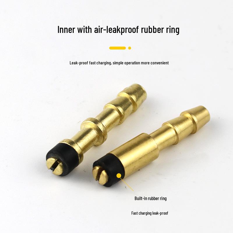 HC3 Car Tire Inflator Head Connector & Double Bar Pump Nozzle Valve