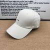 Summer letter embroidered baseball cap soft top versatile cap men's and women's leisure sunshade shows small face