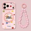 Applicable To Apple 11pm Mobile Phone Case 11 Cute Iphone11 with Bracket 11 Polka Dot Puppy Bracelet 11 Large Windows