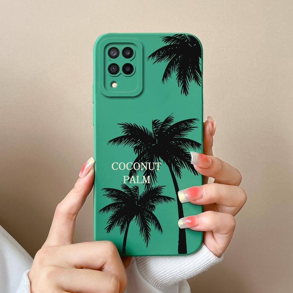 Telefonabdeckung Neu für Samsung M12 A02 A03 Core A04 A10 A13 A14 A20S Hülle Niedliches Kaninchen Matt Weiche Flüssigkeit Silikon Displayschutzhülle für Samsung Capas