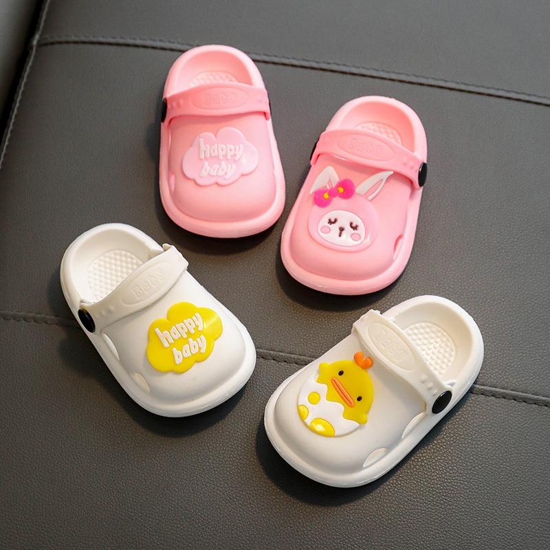 Children's Slippers Cartoon Baby Girl's Shoes Boy's Soft Sole Anti Slip Home Bathroom Slippers