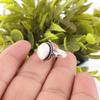 Rainbow Moonstone Gemstone 925 Solid Silver Jewelry Handmade Ring Birthday Gift RR-9-26