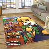 Niedlicher 3D-Cartoon-Teppich mit Animal Crossing New Horizons für Wohnzimmer, Schlafzimmer, Heimdekoration, rutschfeste Dekoration für Sofa, Kindergeschenk