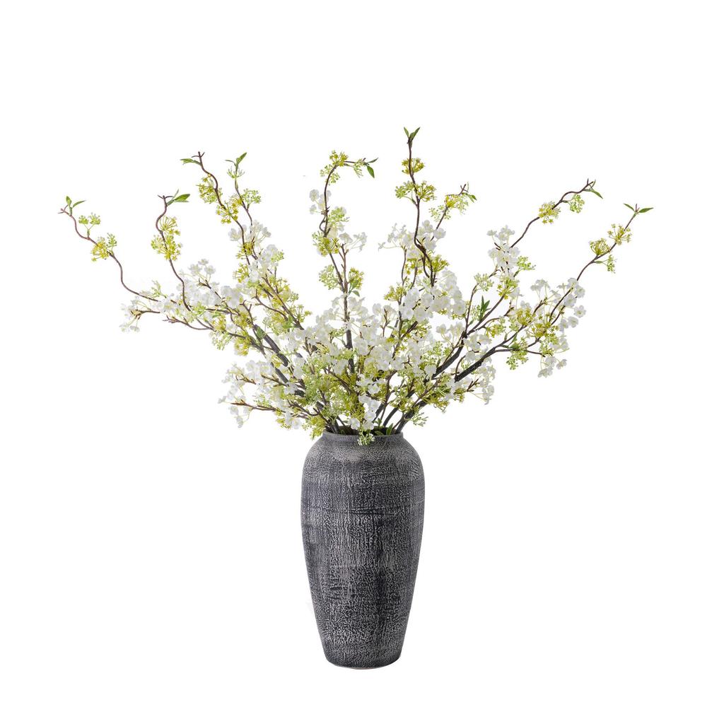 Cream Puff Cloud Artificial Willow Flowers - Fragrant Snow INS Style Wedding & Green Plant Decorations