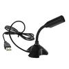 USB-Desktop-Mikrofon schwarz Web 360 Grad verstellbarUSB-Desktop-Mikrofon für Computer