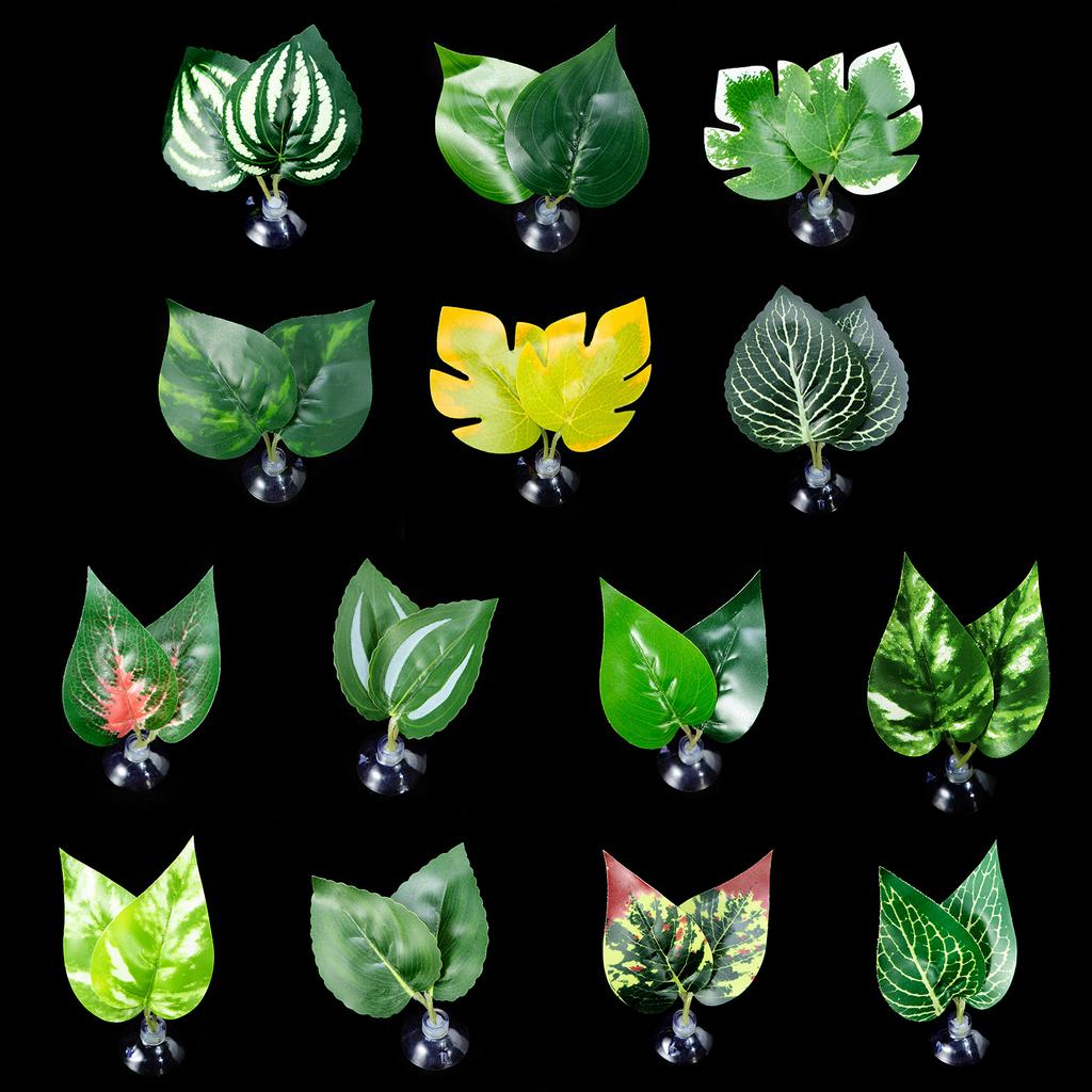 Suction Cup Leaf Pad Resting Bed for Betta Fish Hammock Bed Fishtanks Spawning Ground Leaf Bed Aquariums Breeding Supply