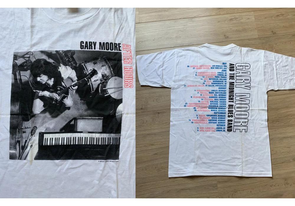 2 sides After Hours Tour Gary Moore Shirt White Unisex S-5XL 1H0133 Unisex T-Shirt