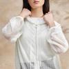 Women's Hooded Drawstring Knit Cardigan