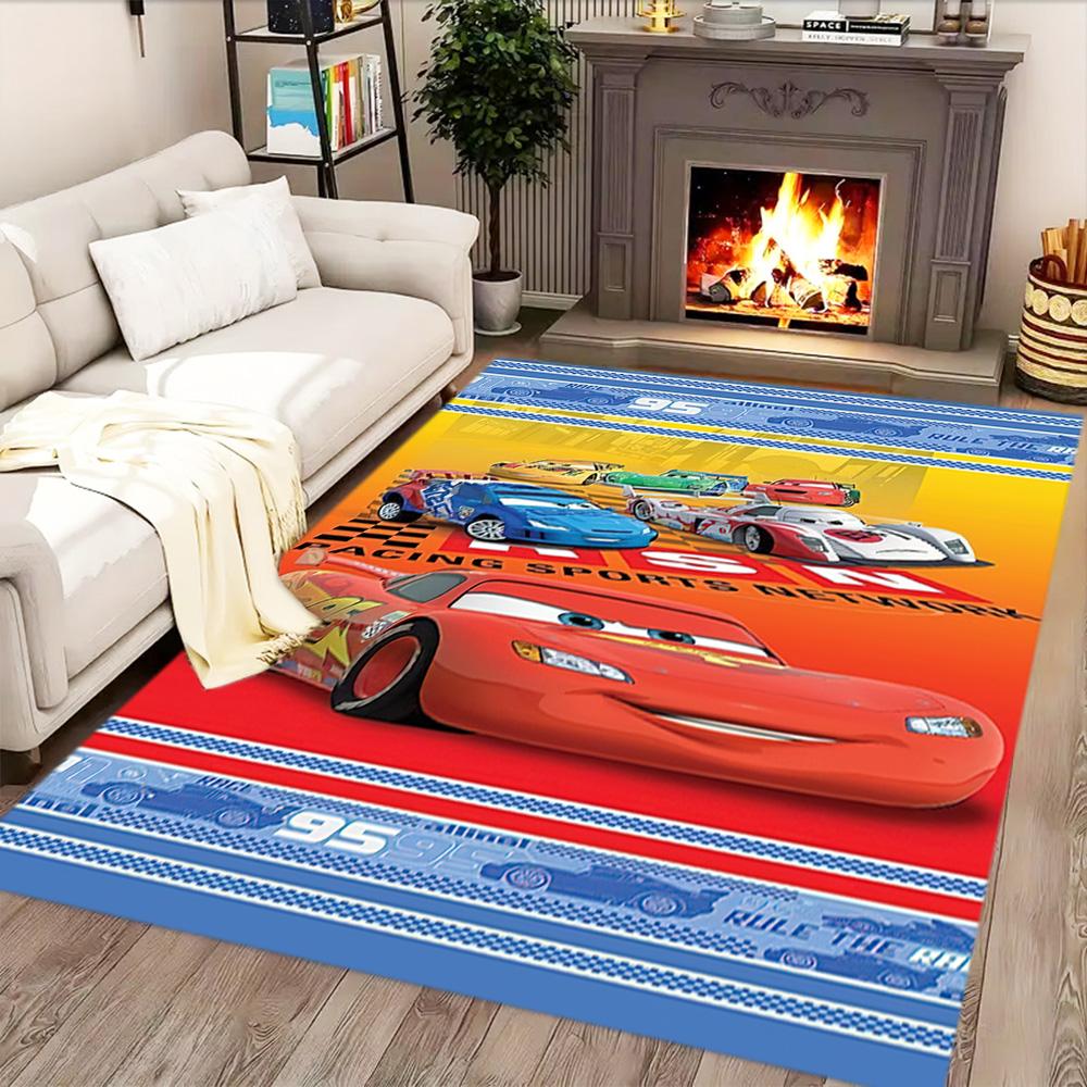 Lightning Mcqueen Racing Legend for Living Room rug, Bedroom, Study Room, Hallway Decoration, Perfect for Home Decoration or Holiday Gifts