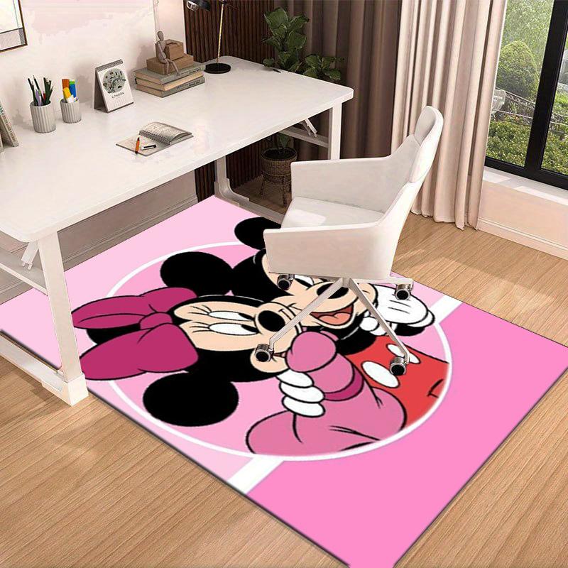 Pink Mouse Artwork Printed Area Rug for Office, Chair Rug, Decorative Carpet Floor Mat, Large Size Fan gifts Christmas gifts