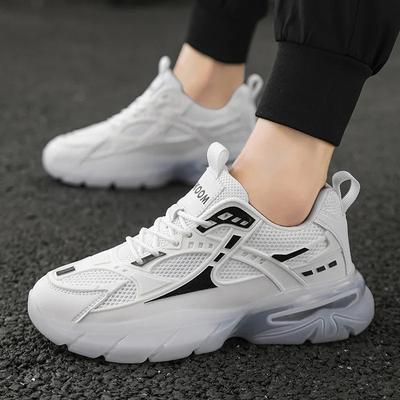 Herren Herbst Mesh Atmungsaktiver Tennis Sneaker Outdoor Dicke Sohle Rutschfest Trendige Lässige Laufschuhe Tenis Para Hombre