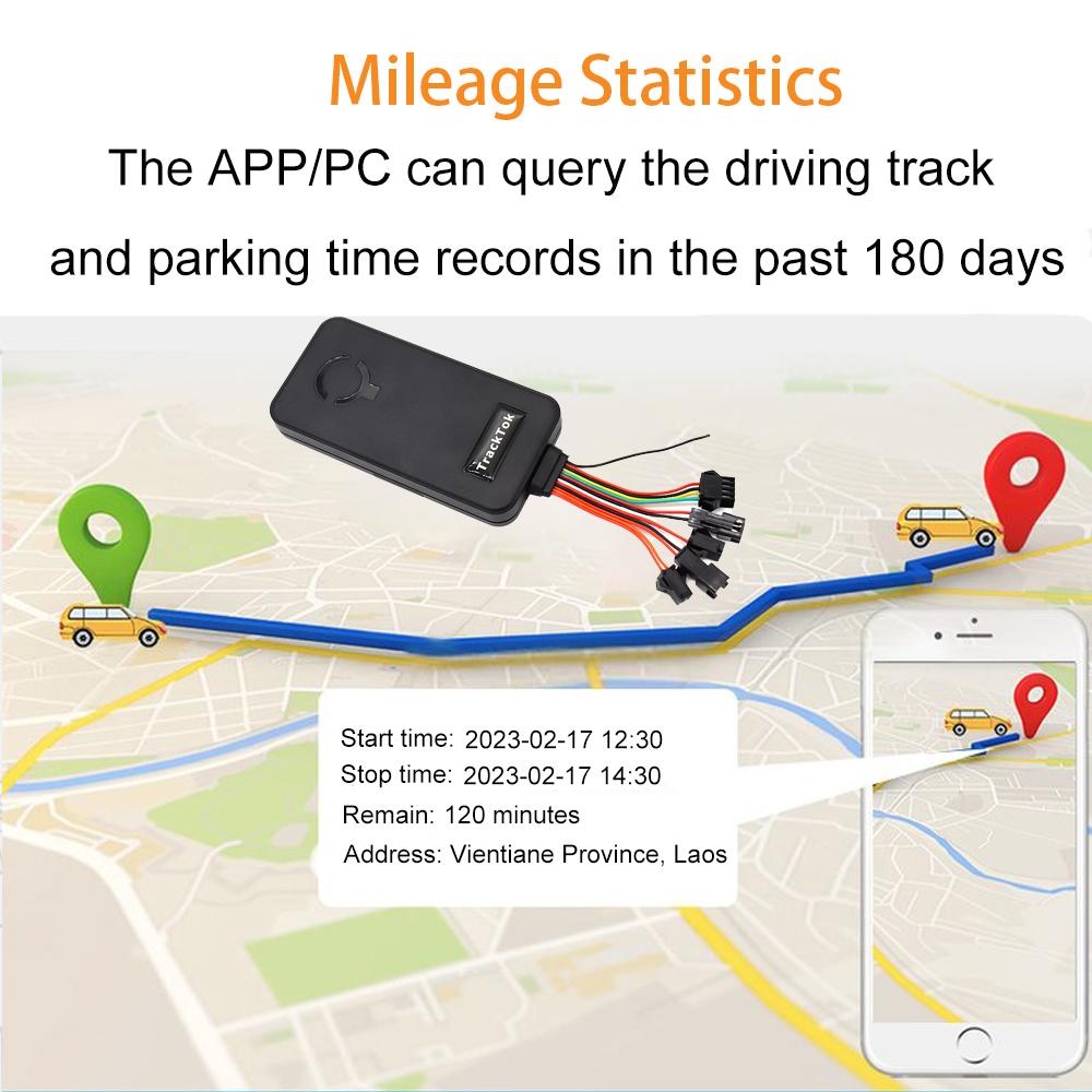 New GPS Tracking Satellite Car Locator Speaker Anti-theft Alarm Intercom Remote Control Fuel Cut-off