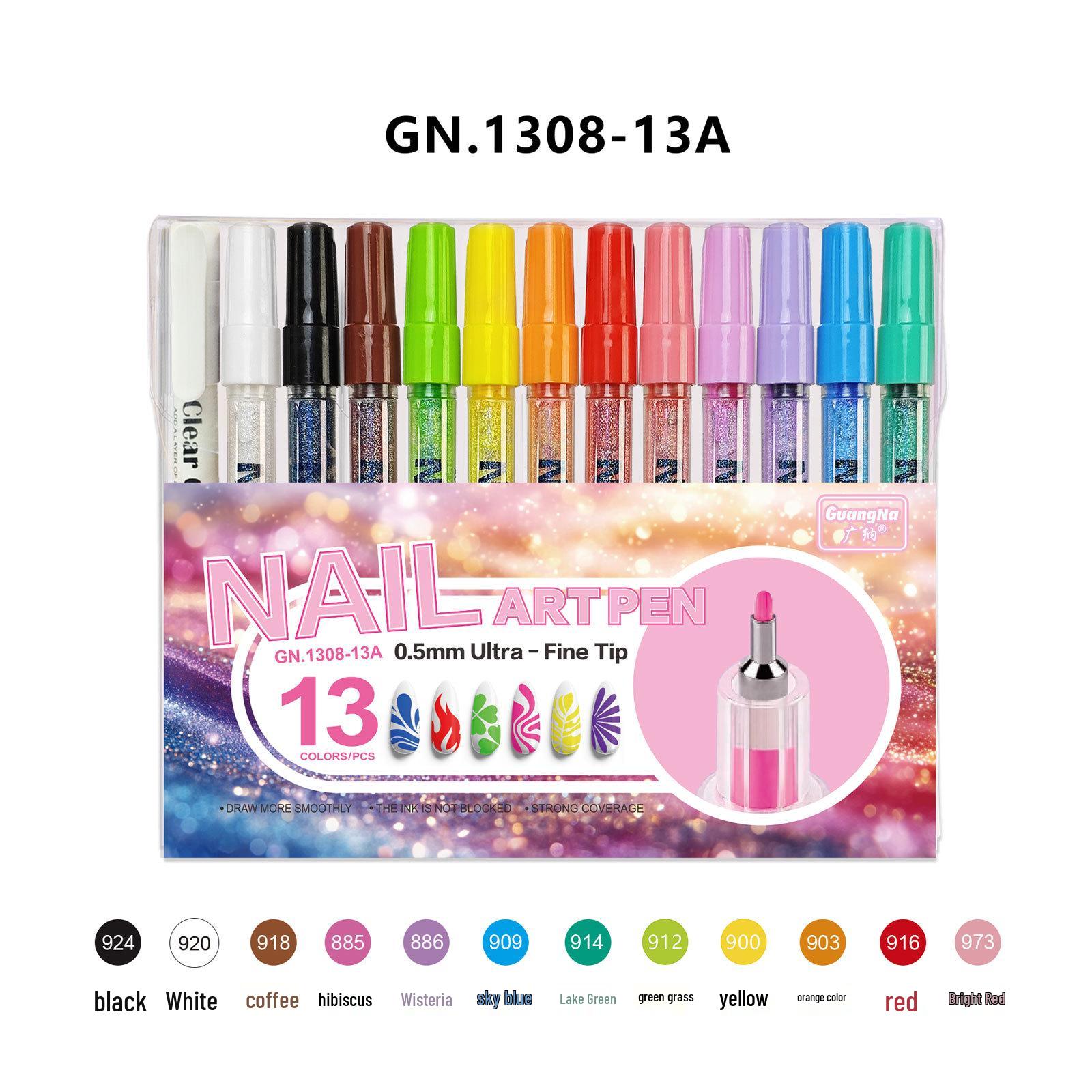 

New Quick-Drying Nail Art Pens: Graffiti & Painting DIY Acrylic Markers