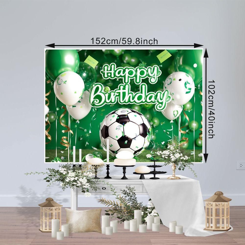 Football Birthday Backdrop  Photography Backdrop  Children s Birthday Party Decoration Backdrop 152cm*102cm