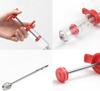 Plastic Meat Injector Turkey Injector Syringe Marinade Injector Turkey Injection Kit Meat Injectors for BBQ Grill Injector