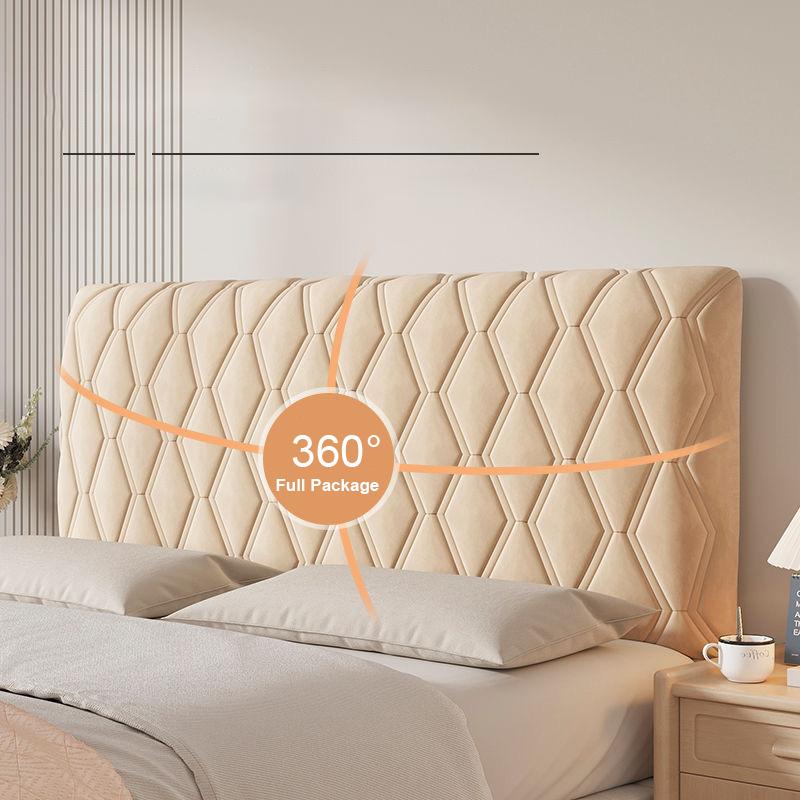 Cotton Warm Bed Headboard Cover Thickened Soft-package Bed Spread Backrest Anti-collision Universal Headboard Protective Cover