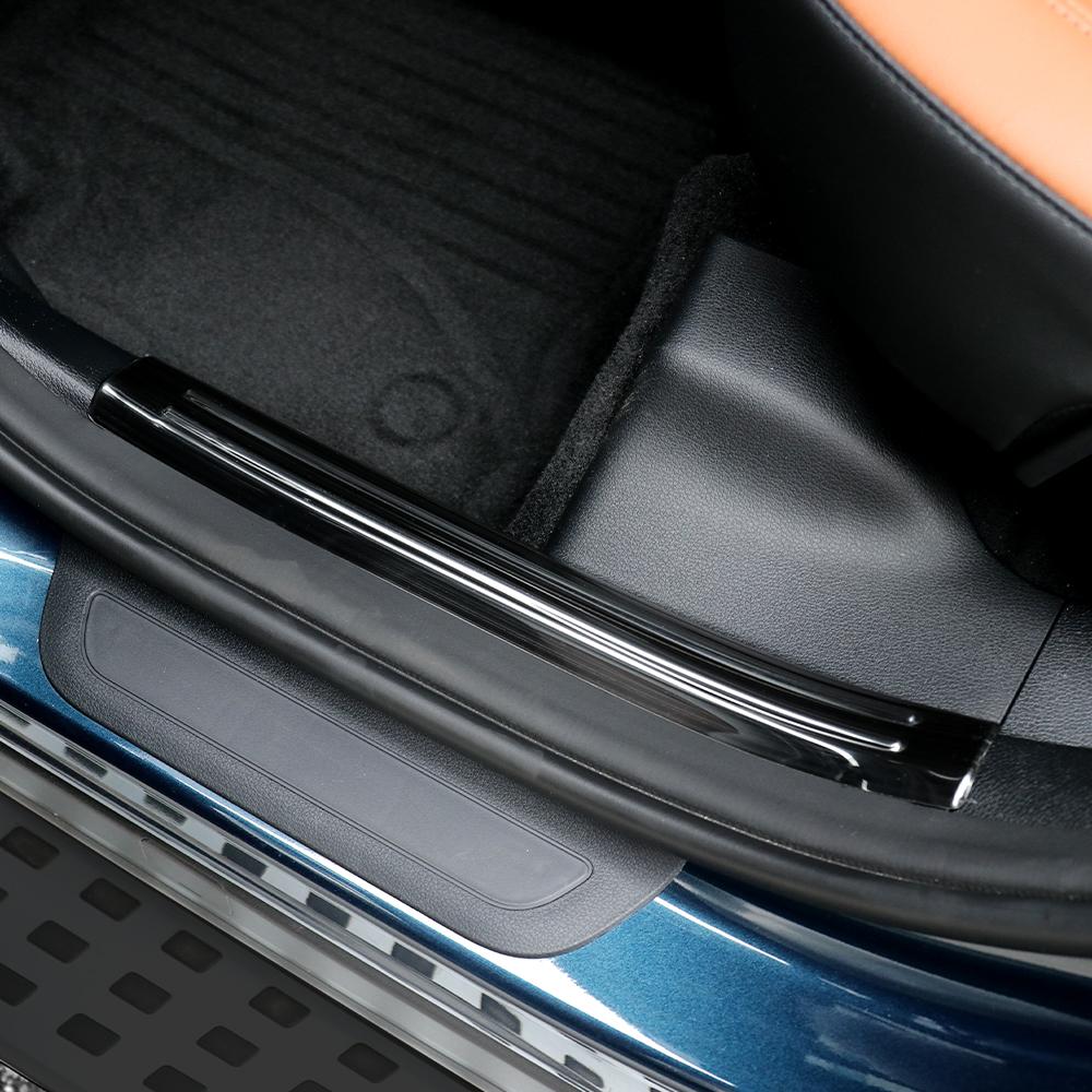 Per Kia Sportage NQ5 2026 Protezione Copri Soglia Interna Portiera in Acciaio Inossidabile Nero Pedale di Benvenuto Rivestimento Soglia Porta Accessori