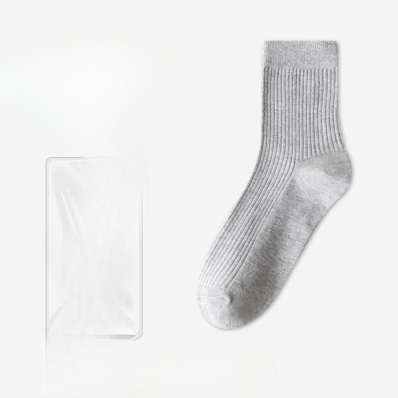 Men's Spring and Autumn New Anti-odor Sweat Absorption Anti Pilling Tube Cotton Socks