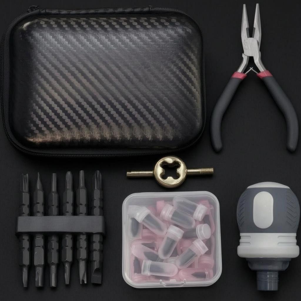 Emergency Tire Repair Kit Compact Portable Car, Truck, Motorcycle