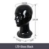 Multifunctional Display Mannequin Head for Spray Paint Hat, Bow Tie, Glasses, and Mask Props