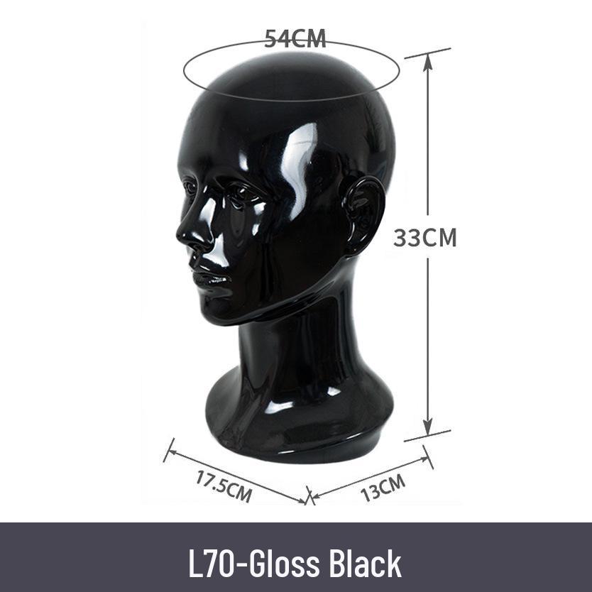 Multifunctional Display Mannequin Head for Spray Paint Hat, Bow Tie, Glasses, and Mask Props