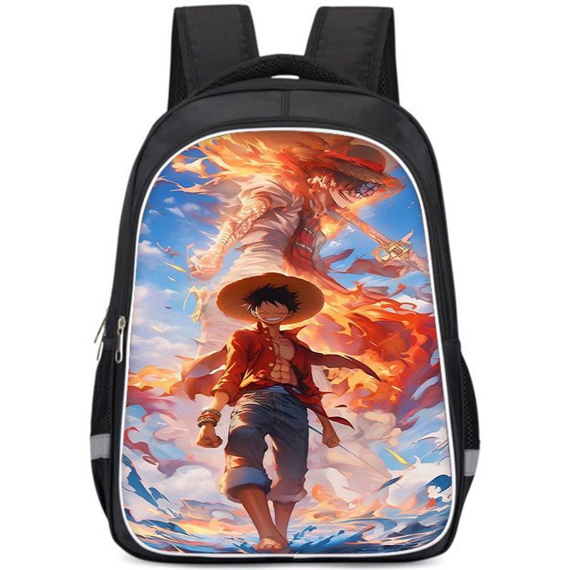 Large Capacity Lightweight Oxford Cloth Backpack For Kids Unisex School Bag