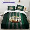 Viborg FF Logo Bedding Quilt Set Quilt Cover Pillowcase Home Decoration Birthday Gift (1 * Duvet Cover + 2 * Pillowcase, Without Core)