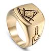 2025 Fashion Religious Freemasonry Ring Retro Men's Ring