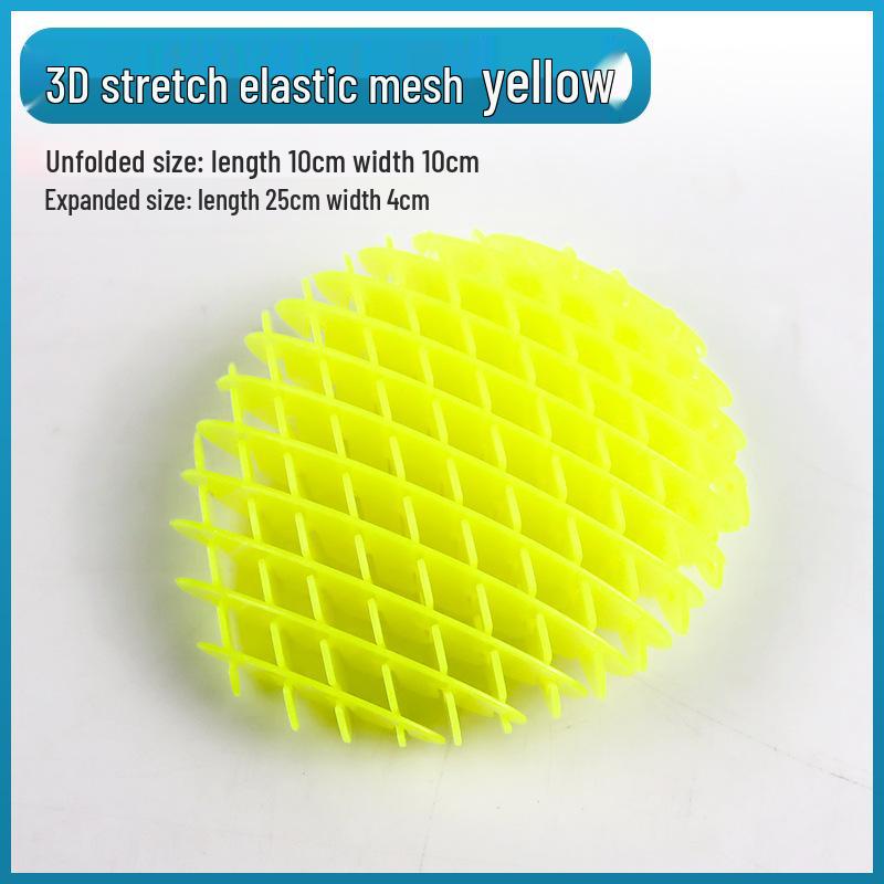 Deformable Elastic Net Celebrity-Style Toy Worm 
