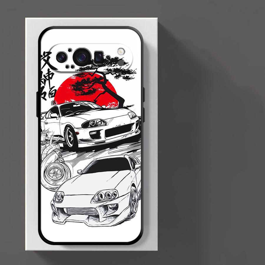 Funda Handyhülle Case für Google Pixel 10A 8a 9a 7a 6a 6 7 8 Pro 10 9 Pro XL JDM Sport COOL Auto