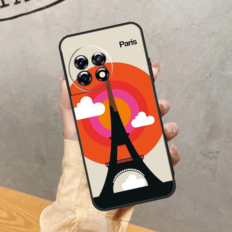 

London Roma New York Countries Art Case For OnePlus 15 15R 12 12R 13T 13R 13 11 10 10R 10T 8T Nord 5 CE 2 3 4 Lite N20 N30 Cover OnePlus 8T
