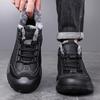 Men's warm cotton shoes Comfortable and high quality winter style Work Daily Business Outdoor casual high top shoes New