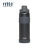 TYESO 750/900ml Thermal Bottle Stainless Steel Vacuum Flasks with Straw Cup Sleeve BPA-Free Insulated Bottles for Sports Cycling