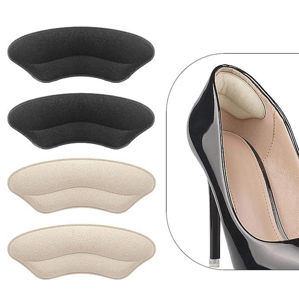 Heel Cushion Inserts for Loose Shoes 2 Pairs Non Slip Comfort Pads Shoe Filler for Improved Fit High Heel Pads