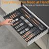 Scalable Retractable Drawer Storage Box Movable Partition Stationery Storage Kitchen Drawer Organizer Holder Compartment