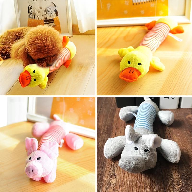 Small Animal Sounding Dog Toys Pig Duck And Elephant