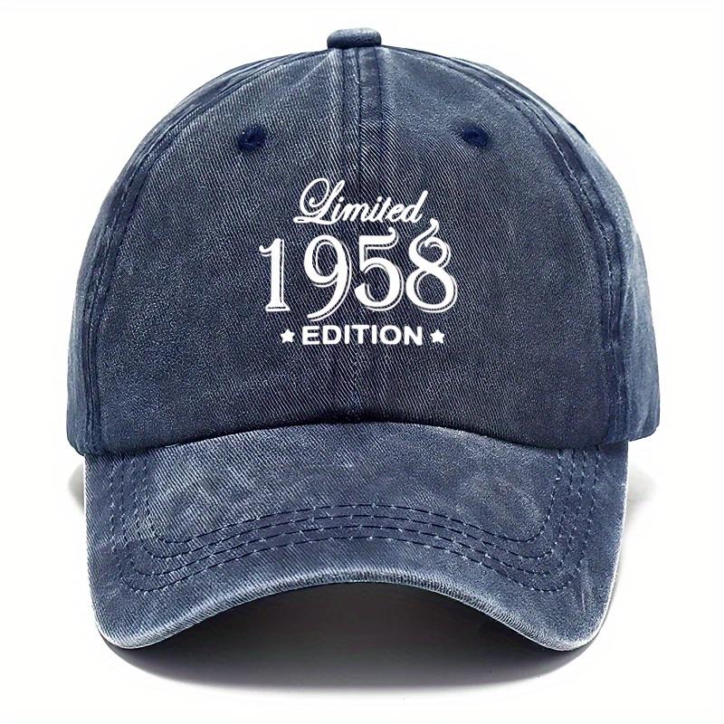 pc Adjustable washed cap with meter and fashionable letter print pattern suitable for outdoor travel camping parties