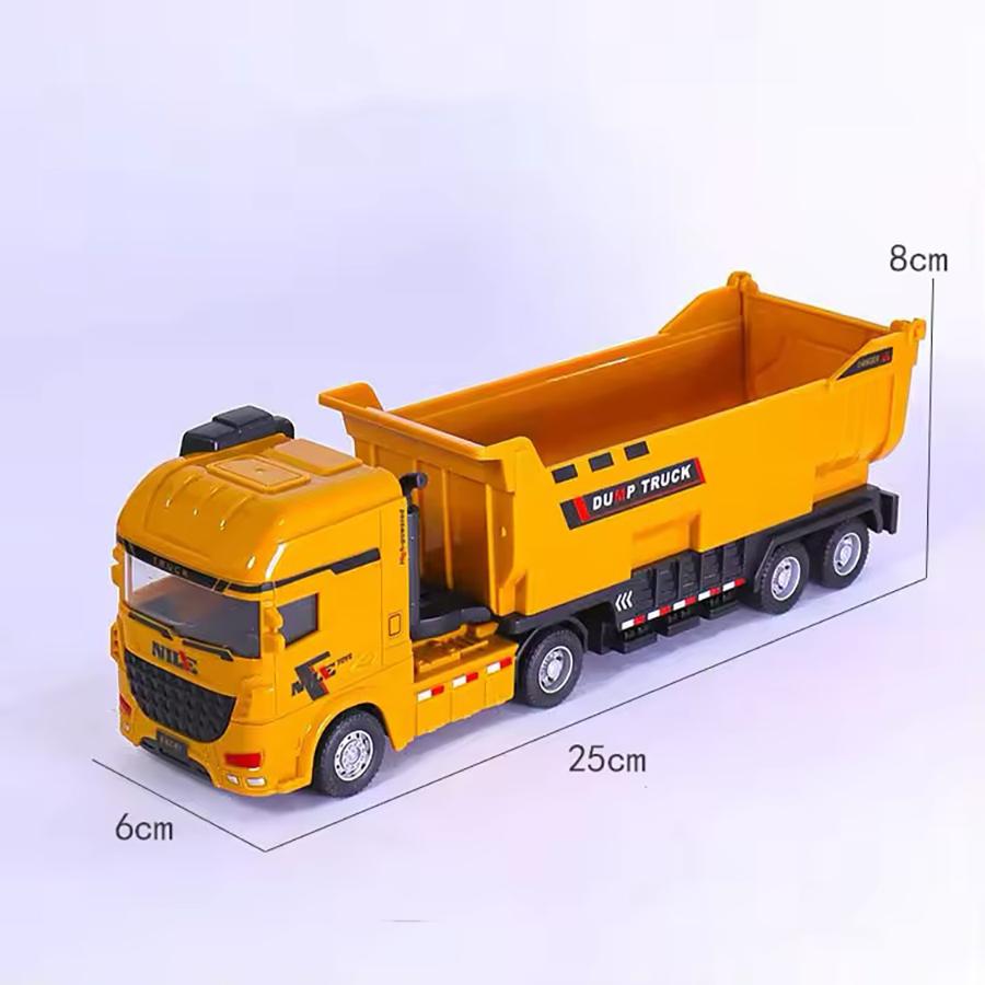 1PCS Truck 1:50 Simulated Alloy Engineering Dump Truck Model Excavator Mixer Toys Children's Engineering Truck Gift Holiday Gift