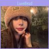 Cute Ear Warmer Plush Hat For Women Soft And Cozy Winter Cotton Beanie