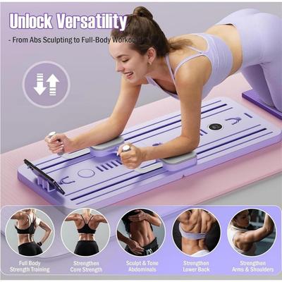 Automatický zpětný / Břišní posilovací válec Domácí posilovací nástroj pro celé tělo Multifunkční fitness deska