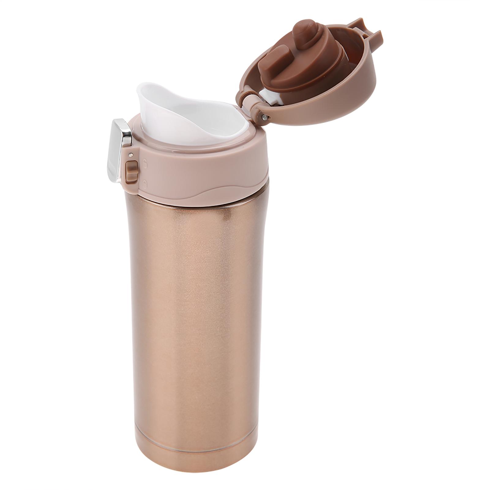 

Stainless Steel Vacuum Thermos Insulated Water Bottle Travel Mug Coffee Tea Cup 350ml gold