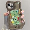 Applicabile a Custodia per Cellulare Apple 15 IPhone 13 Testo di Benedizione Graffiti 14 Supporto Doppio Invisibile 12 Silicone Morbido a Copertura Totale