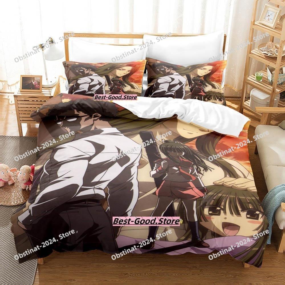 Seto No Hanayome My Bride Is A Mermaid Set Biancheria da Letto Singolo Twin Full Queen King Size Set per Letto Camera da Letto Adulti Set Copripiumino Anime