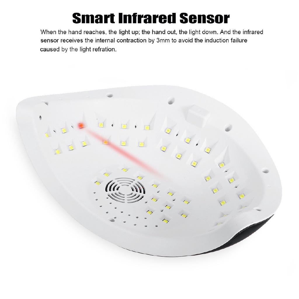 300W Professional LED Nail Lamp Quick Sensor Polish Gel Dryer Machine Double Light Source Infrared Intelligent