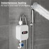 3000W Durchlauferhitzer Digitalanzeige Warmwasserbereiter 110V 220V Sofortheizgerät für Badezimmer Warmwasserdusche