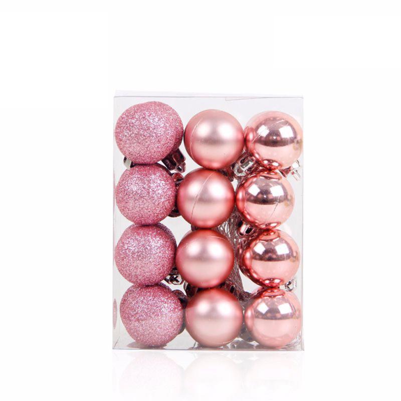 3CM 24pcs Christmas Xmas Tree Party Ball Hanging Ball for Christmas Party Decoration