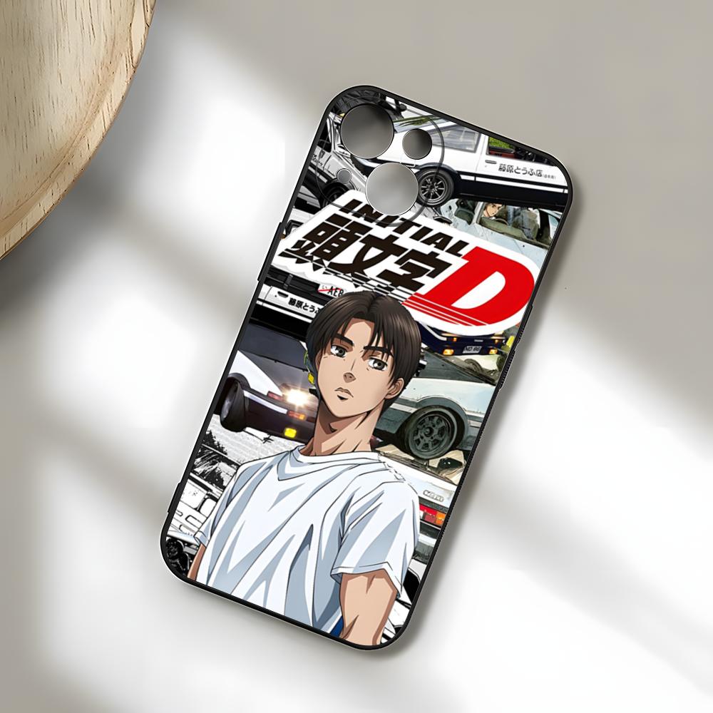 Anime I-Initial D AE86 Phone Case For IPhone 17 Pro Max 15 Pro 16 14 Plus 12 13 Mini 11 Pro Shockproof Soft Cover