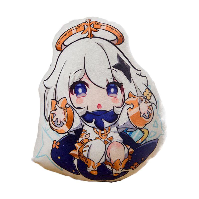 Genshin Plush Impact Toy Pillow Stuffed Zhongli Hutao Venti Xiao Paimon Klee